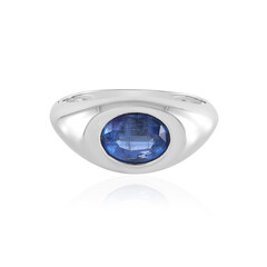 Anello in argento con Cianite del Nepal