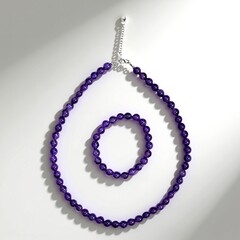 Parure in argento con Ametista