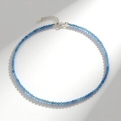 Collana in argento con Acquamarina