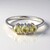 Anello in argento con Apatite Lemon