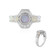 Anello in argento con Opale di Welo