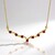 Collana in argento con Spinello Rosso