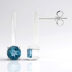 Orecchini in argento con Fluorite Braldu (Pallanova)
