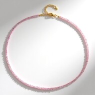 Collier en argent et Morganite de Madagascar