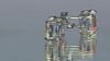 Boucles d'oreilles en argent et Quartz Rayon de Lune