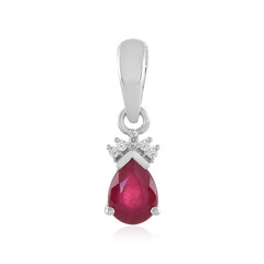 Ciondolo in argento con Rubino del Madagascar