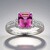 Anello in oro con Diasporo Rosa (AMAYANI)
