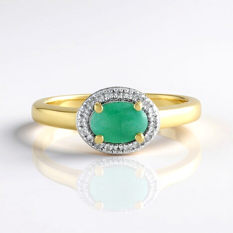Anello in argento con Smeraldo Socoto