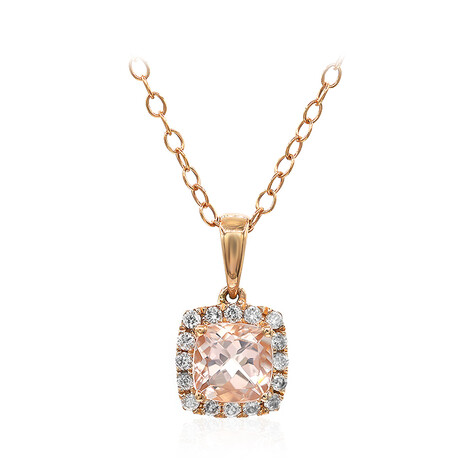 AAA-Morganit-Goldhalskette