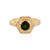 Bague en argent et Diopside de Russie