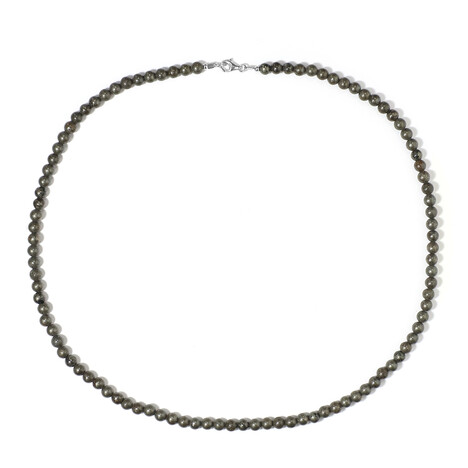 Pyrit-Silberhalskette