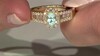 Anillo en oro con Turmalina Paraíba (CIRARI)