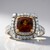 Anello in oro con Zircone Cognac (CIRARI)