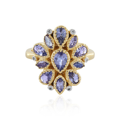 Anello in argento con Tanzanite