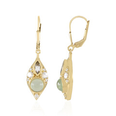 Pendientes en plata con Prehnita (KM by Juwelo)