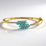 Bracciale in argento con Turchese Sleeping Beauty (Faszination Türkis)