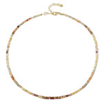 Collana in argento con Zircone Canarino