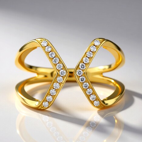 Anello in oro con Diamante SI1 (H)