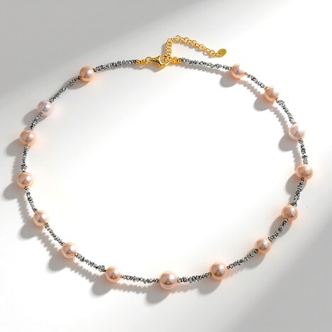 Collana in argento con Perla di Acqua Dolce
