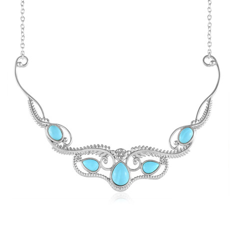 Collier en argent et Turquoise Sleeping Beauty (Faszination Türkis)
