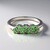 Anello in argento con Tsavorite della Tanzania