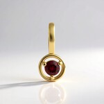 Ciondolo in oro con Spinello Rosso
