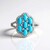 Anello in argento con Turchese Sleeping Beauty (Faszination Türkis)