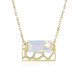 9K AAA Welo Opal Gold Necklace (Ornaments by de Melo)