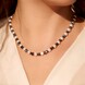 White Freshwater Pearl Silver Necklace (TPC)