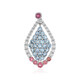 Ciondolo in argento con Tormalina Rosa Nigeriana (Adela Silber)