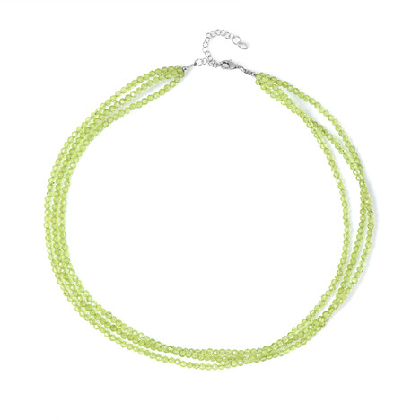 Peridot Silver Necklace