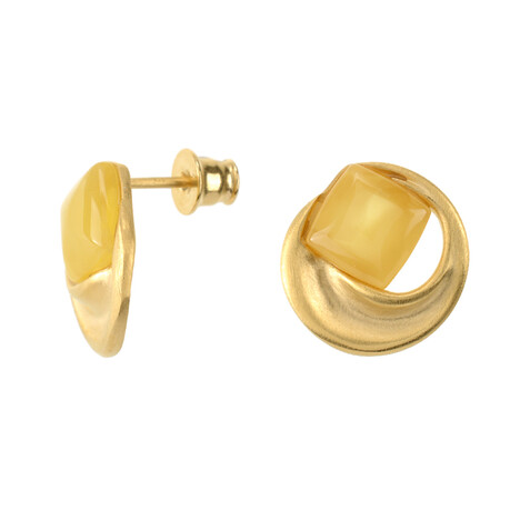 Boucles d'oreilles en argent et Ambre baltique (dagen)