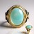 Anello in oro con Opale di Welo AAA