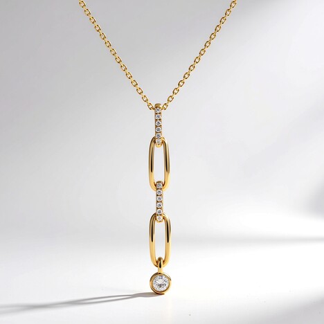 Collana in oro con Diamante I1 (H) (CIRARI)