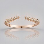 Anello in oro con Diamante Rose de France SI1 di Argyle (Annette)