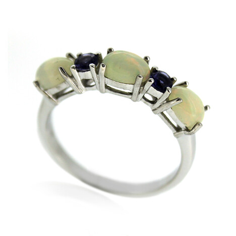 Welo-Opal-Silberring