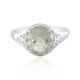 Anello in argento con Ametista Verde