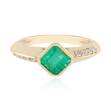 Russischer Smaragd-Goldring (AMAYANI)