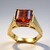 Anello in oro con Sfalerite (de Melo)