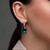 Pendientes en plata con Cuarzo verde azulado