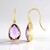 Orecchini in argento con Ametista Rose de France