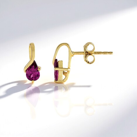 Orecchini in argento con Rodolite di Naktamunda
