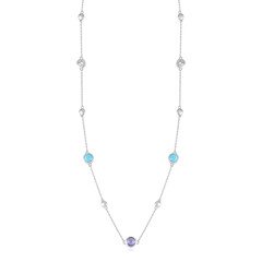 Collier en argent et Turquoise Sleeping Beauty (de Melo Essence)