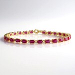 Bracciale in argento con Rubino del Madagascar