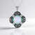 Collana in argento con Pietra di Luna Arcobaleno (Adela Silber)