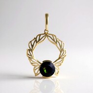 Pendentif en or et Opale Mezezo (Ornaments by de Melo)