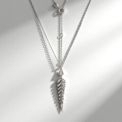 Collana in argento con Zircone (Adela Silber)