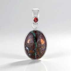 Ciondolo in argento con Zarinite