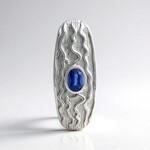 Ciondolo in argento con Cianite del Nepal (MONOSONO COLLECTION)