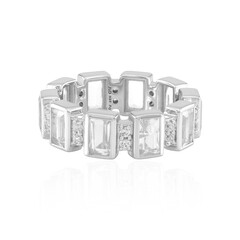 Zilveren ring met petalieten